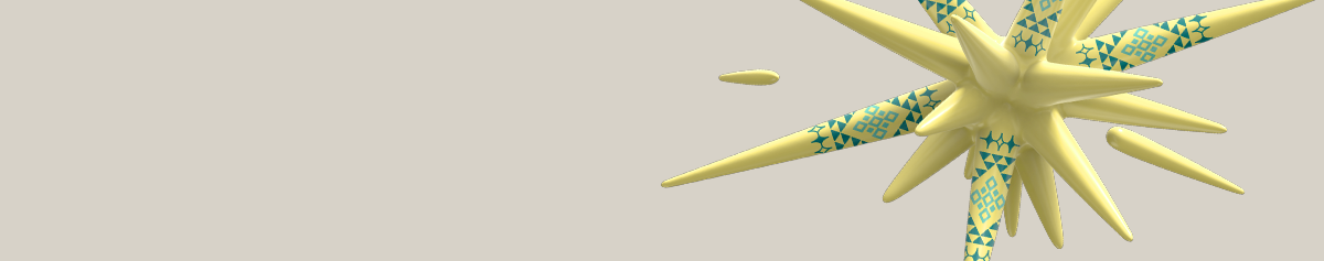 Spark with cultural pattern