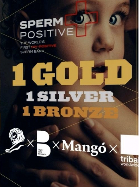 Sperm Positive Poster with Laurels