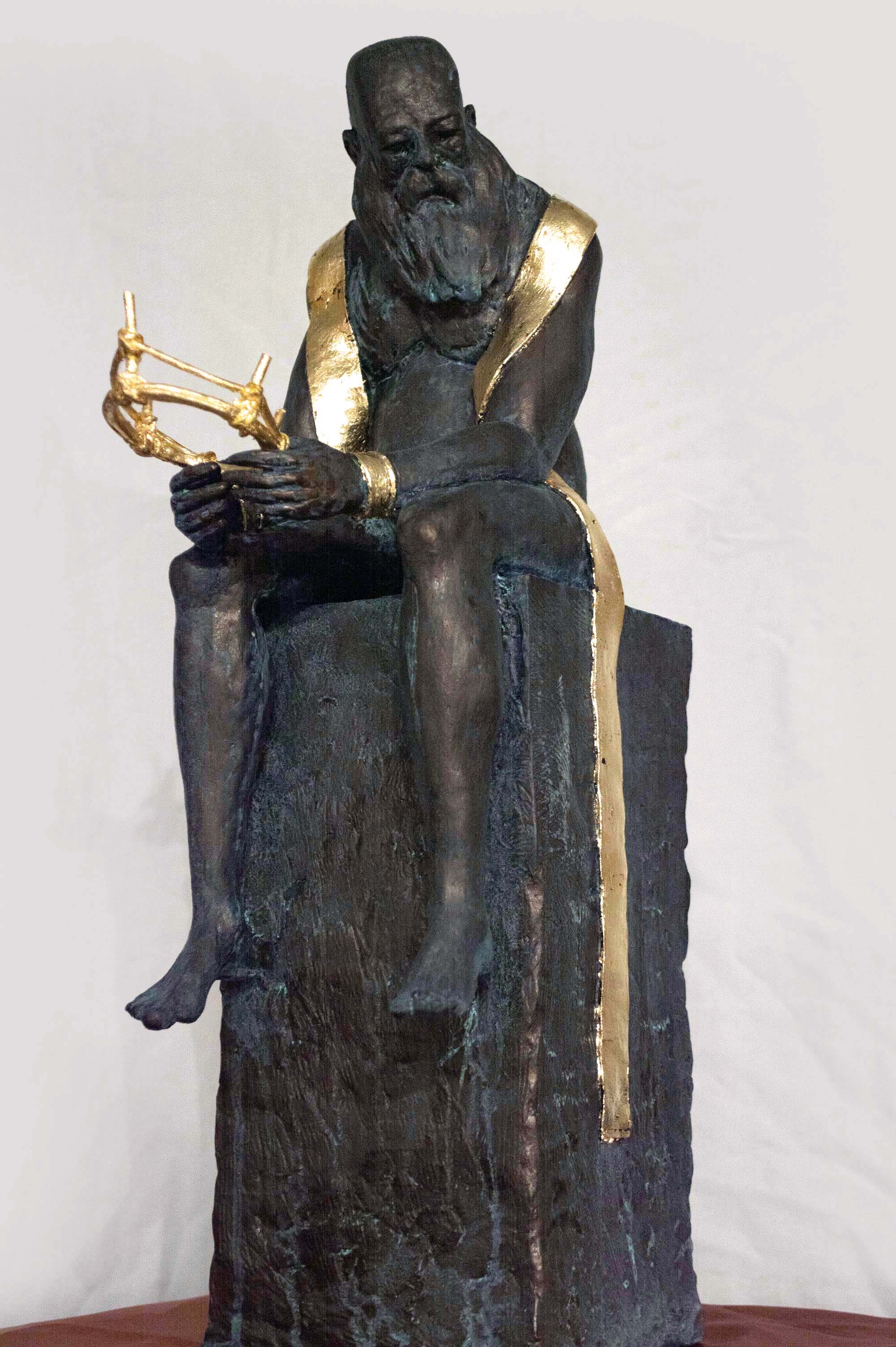 Christophe Jannin of MDS's King Midas wins Highly Commended Award for Excellence in Sculpture at the RT Nelson Sculpture Awards