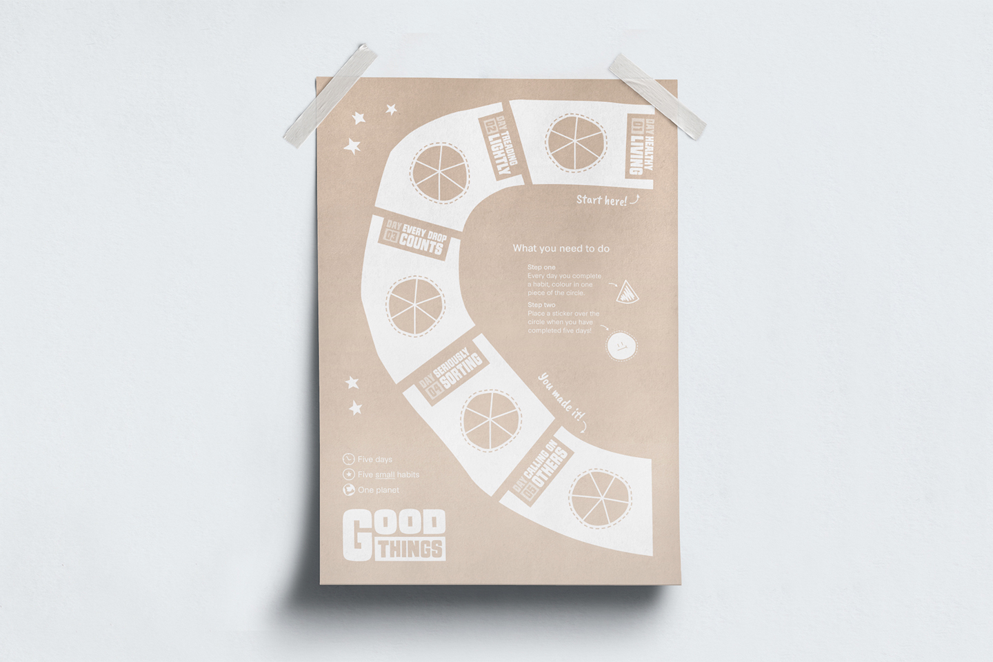Good Things, a project created by Tom Graham while studying at Media Design School