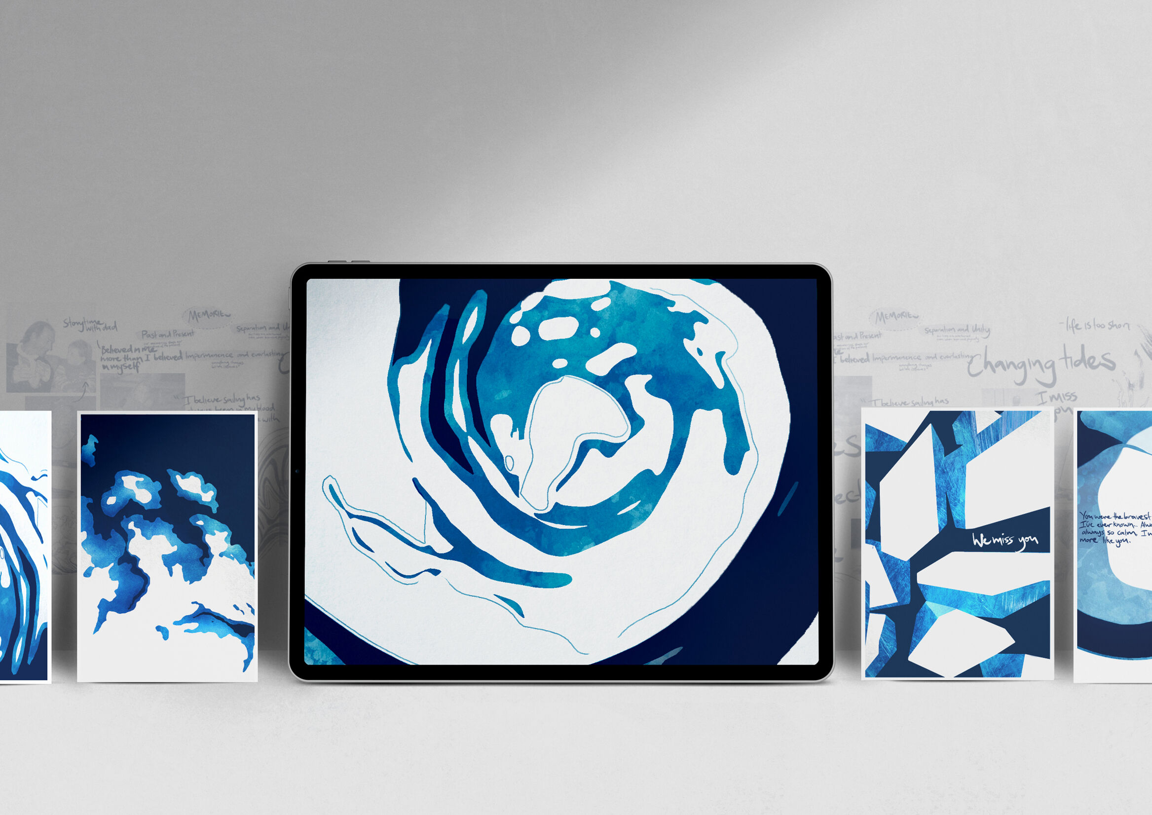 Jason Barnes', alumni of Media Design School, capstone project titled 'Memories of Water' was a tribute to his late father