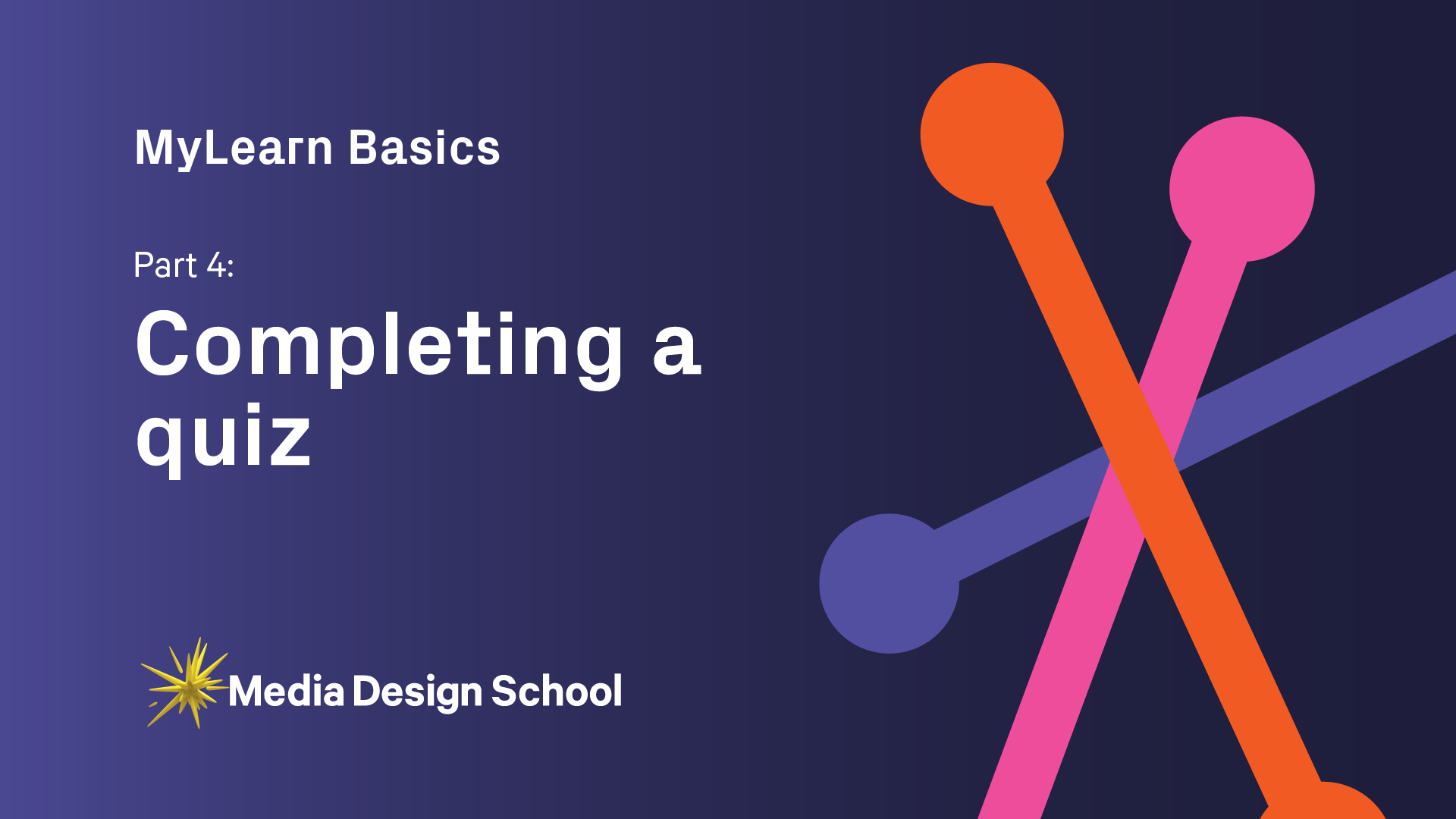 MyLearn Basics (Part 4) - Completing a quiz