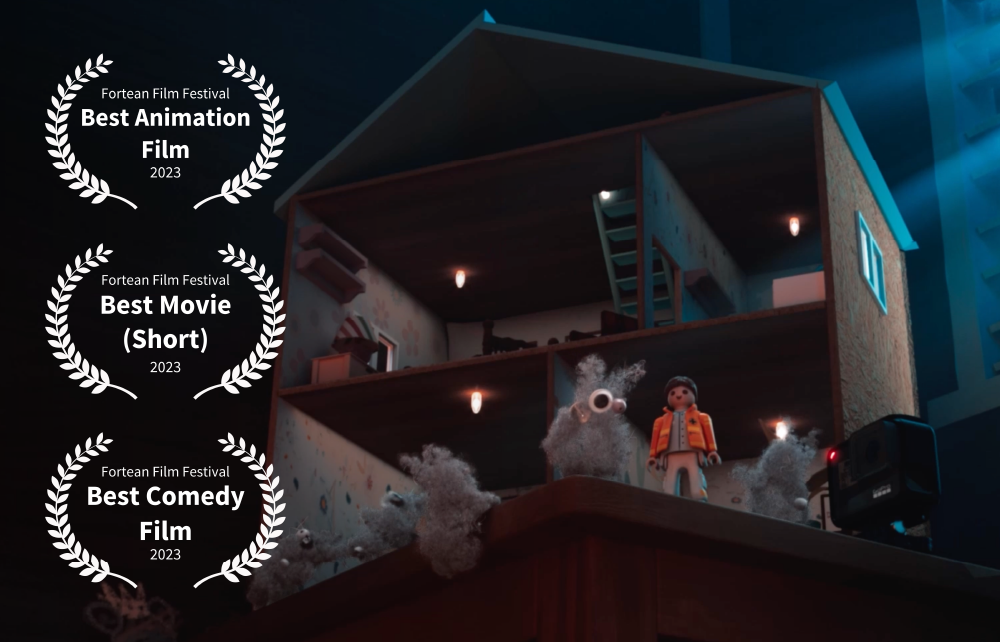 Dust Bunnies won 3 awards at the Fortean Film Festival