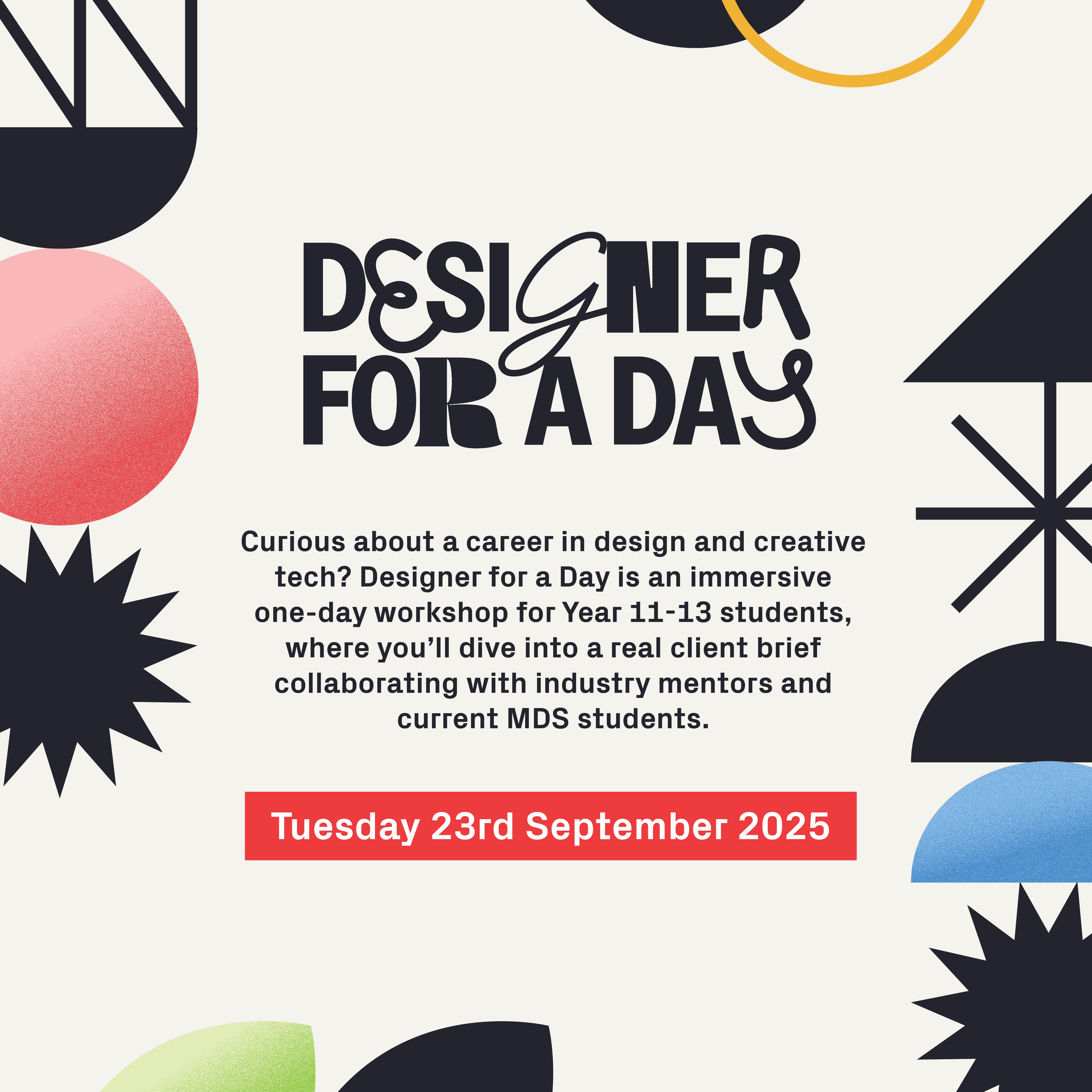 Designer for a Day Bachelor of Media Design