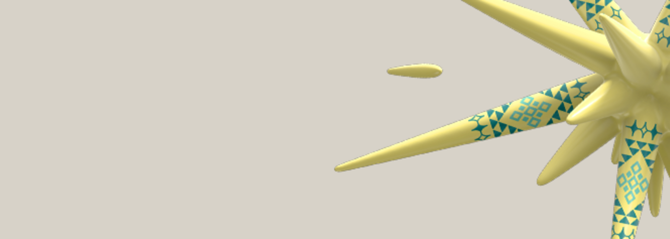 Spark with cultural pattern