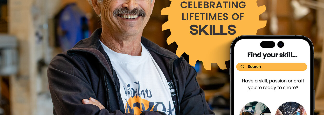 Cando is an app created by Luca Sharplin that provides an outlet for retirees to share their skills