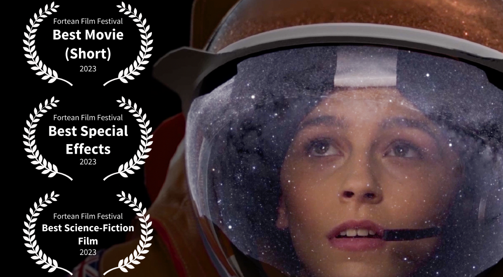 Perilune won Best Movie Short, Best Special Effects and Best Sci-Fi at the 2023 Fortean Film Festival
