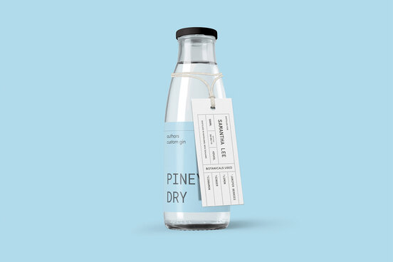 Alumni - Tom Graham - Piney Dry Gin.jpeg Custom Gin, a project created by Tom Graham while studying at Media Design School