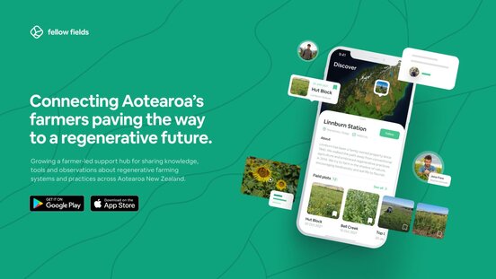 Fellow Fields is an app created by Lily Wigglesworth, a social networking platform to allow farmers to collaborate