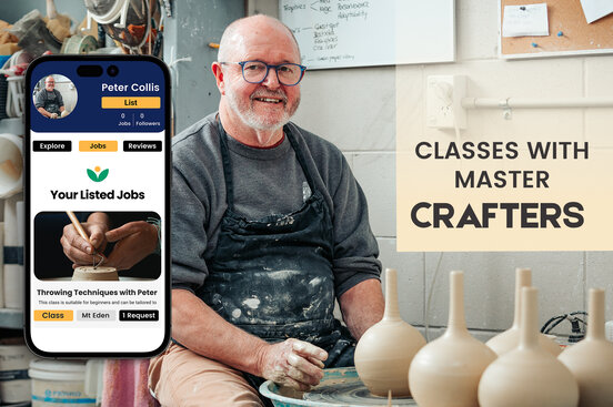 Cando is an app created by Luca Sharplin that provides an outlet for retirees to share their skills