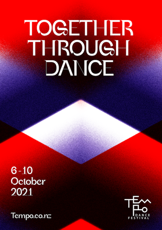 A promo poster for Tempo, a dance event in New Zealand, created by Russell Hooton-Fox, alumni of Media Design School