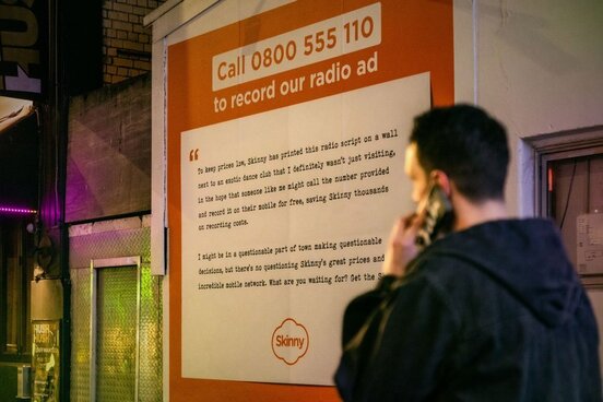 Léon Bristow worked with fellow MDS Alumni and copywriter, Callum McDonald to create Skinny's viral campaign