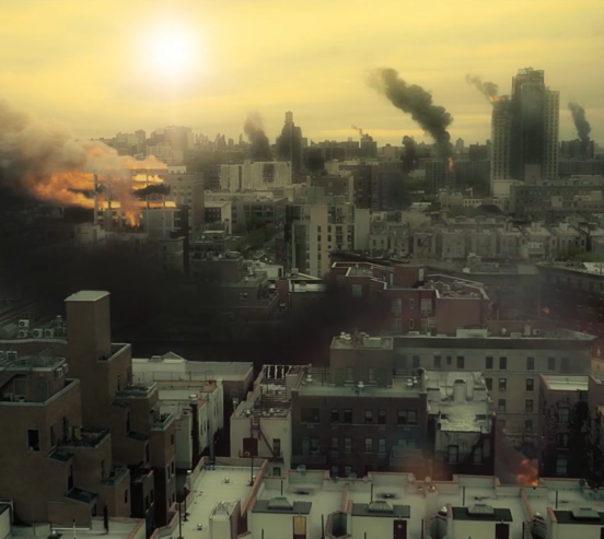 Scene from Twisted Metal created by James Robertson and team at Masters of Reality