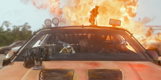 Scene from Twisted Metal created by James Robertson and team at Masters of Reality