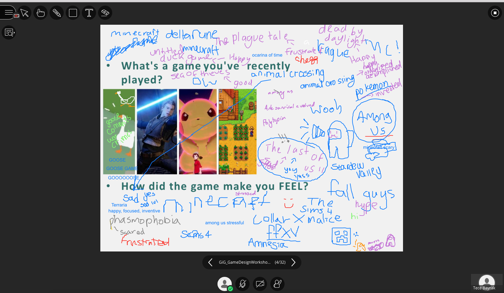 Girls in Games Workshop Screenshot