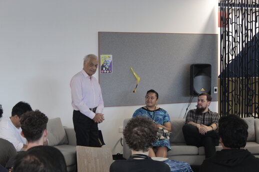 Dr Haare Williams listening