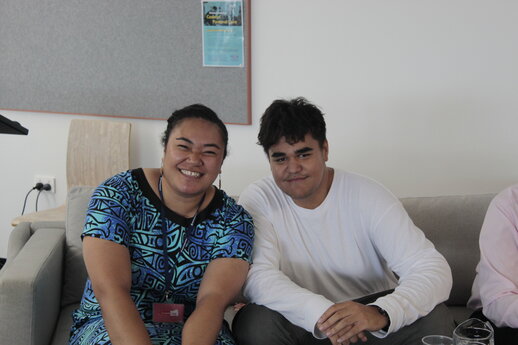 Lita Vatuvei and Leigh Punivalu