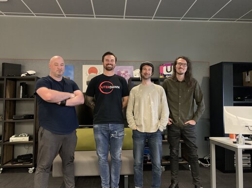 Matt Gretton, Gustav Seymore, Mike Page and Jordan Browne