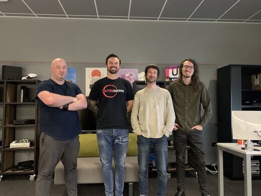 Outerdawn Studios.jpg Outerdawn Team and Jordan Browne