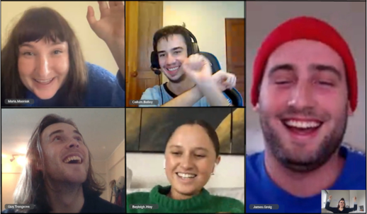 Students celebrate their AdStar wins