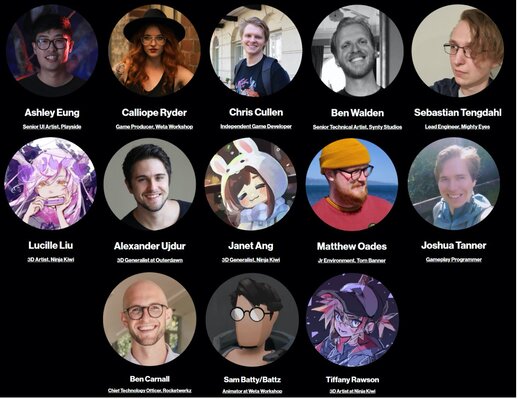 Decade Arcade - Line up.jpg Decade Arcade is the first event of this magnitude, with an all-star industry line-up that are all graduates of Media Design School