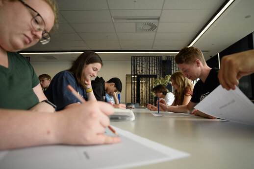 DNA held a workshop at Media Design School to assist in the support and development of the next generation of designers