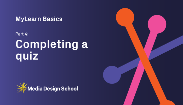 MyLearn Basics (Part 4) - Completing a quiz