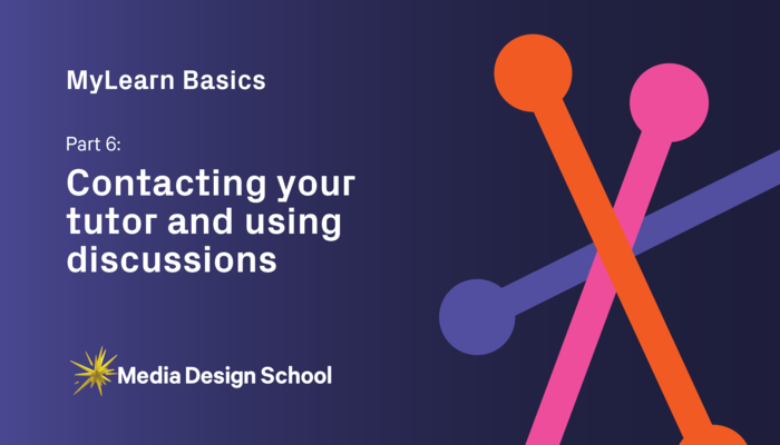 MyLearn Basics (Part 6) - Contacting your tutors and using discussions
