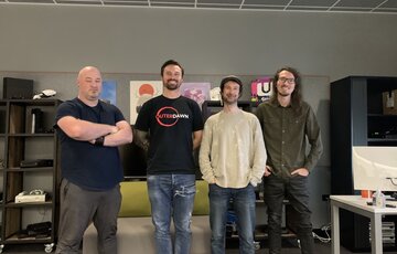 Matt Gretton, Gustav Seymore, Mike Page and Jordan Browne