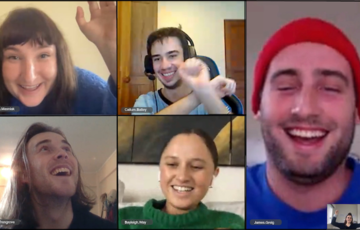 Students celebrate their AdStar wins