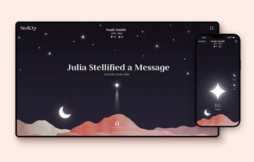 Stellify App Homepage