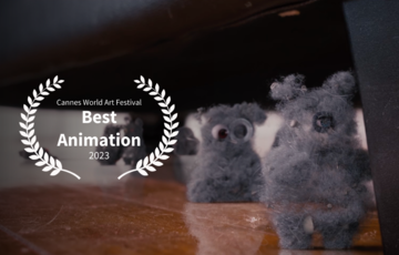 Dust Bunnies won Best Animation at the Cannes World Art Festival